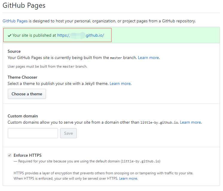 设置Github Pages